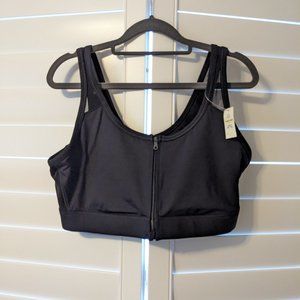 Aerie OFFLINE Goals Zip Sports Bra